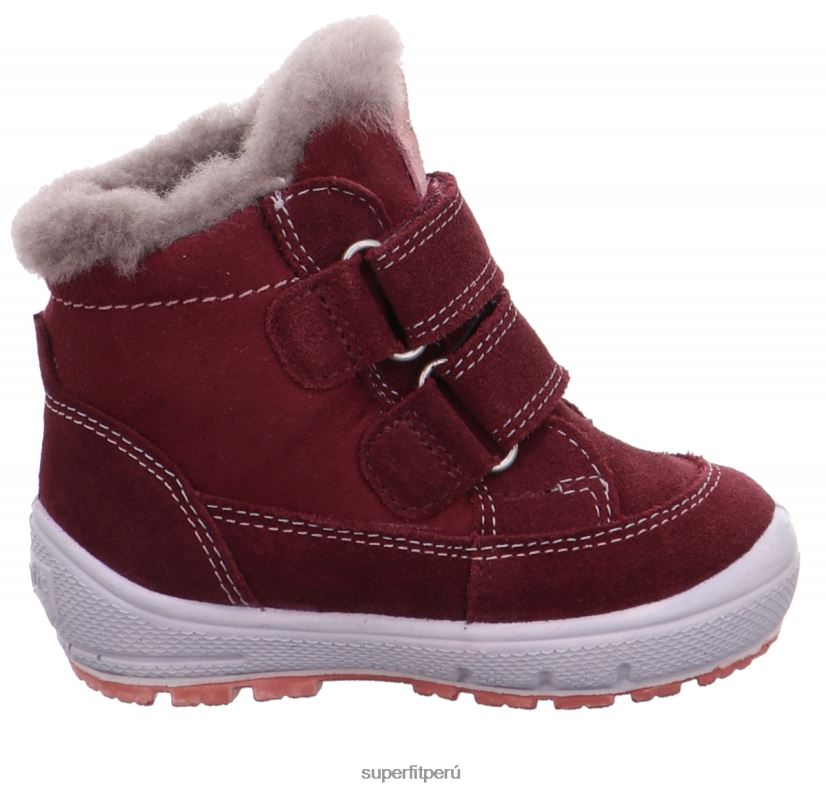 educación física Superfit bebés Groovy - bota con cierre de velcro Rosa rojo V06L24466 botas
