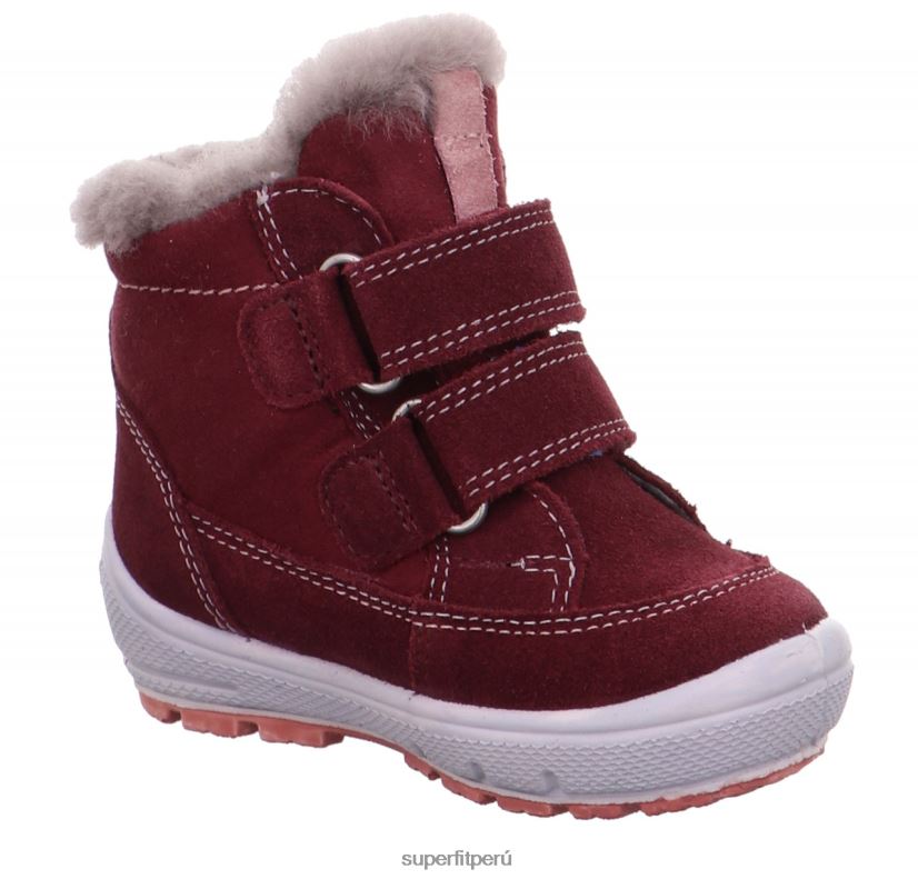 educación física Superfit bebés Groovy - bota con cierre de velcro Rosa rojo V06L24466 botas