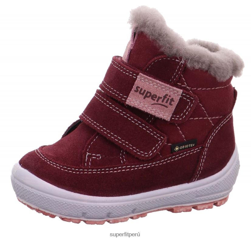 educación física Superfit bebés Groovy - bota con cierre de velcro Rosa rojo V06L24466 botas
