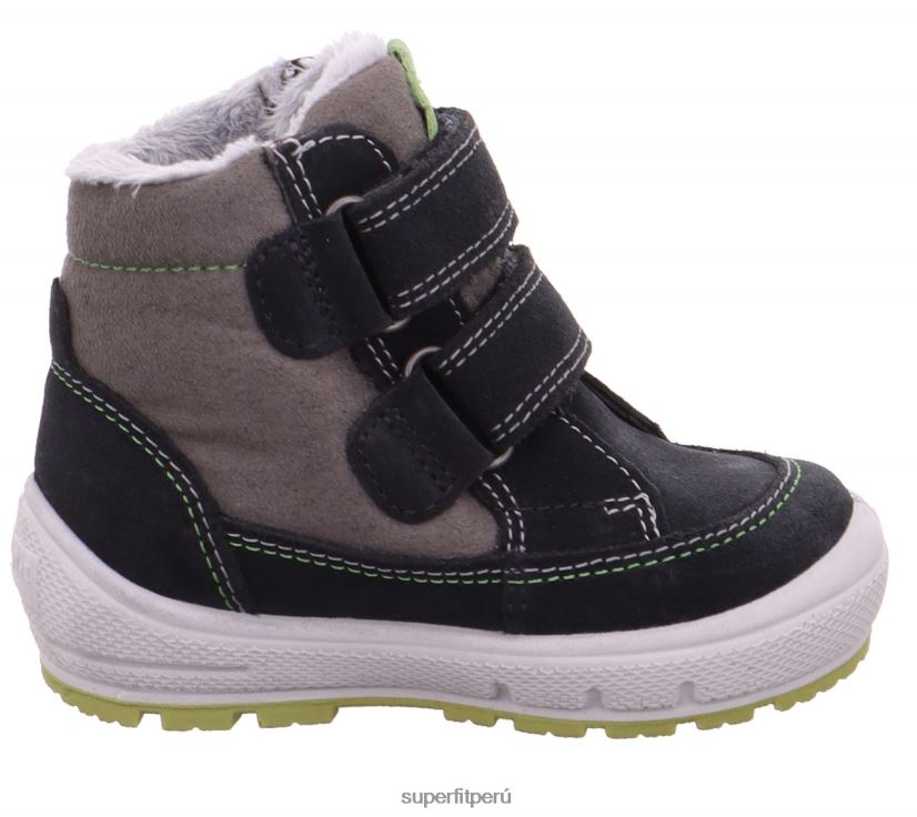 educación física Superfit bebés Groovy - bota con cierre de velcro Verde gris V06L24448 botas