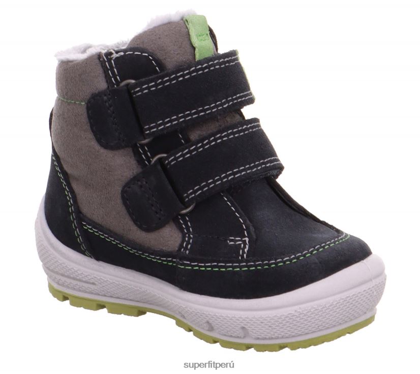 educación física Superfit bebés Groovy - bota con cierre de velcro Verde gris V06L24448 botas