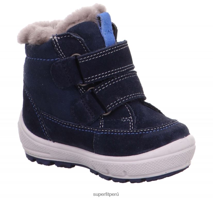 educación física Superfit bebés Groovy - bota con cierre de velcro azul V06L24439 botas