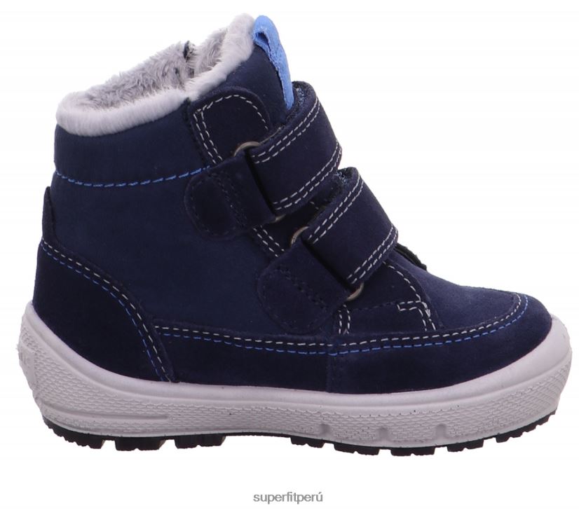 educación física Superfit bebés Groovy - bota con cierre de velcro azul V06L24491 botas