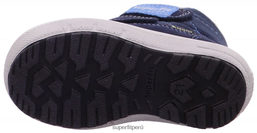 educación física Superfit bebés Groovy - bota con cierre de velcro azul V06L24491 botas