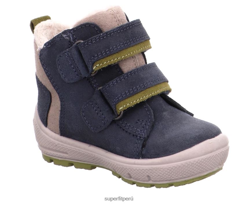 educación física Superfit bebés Groovy - bota con cierre de velcro azul amarillo V06L24444 botas