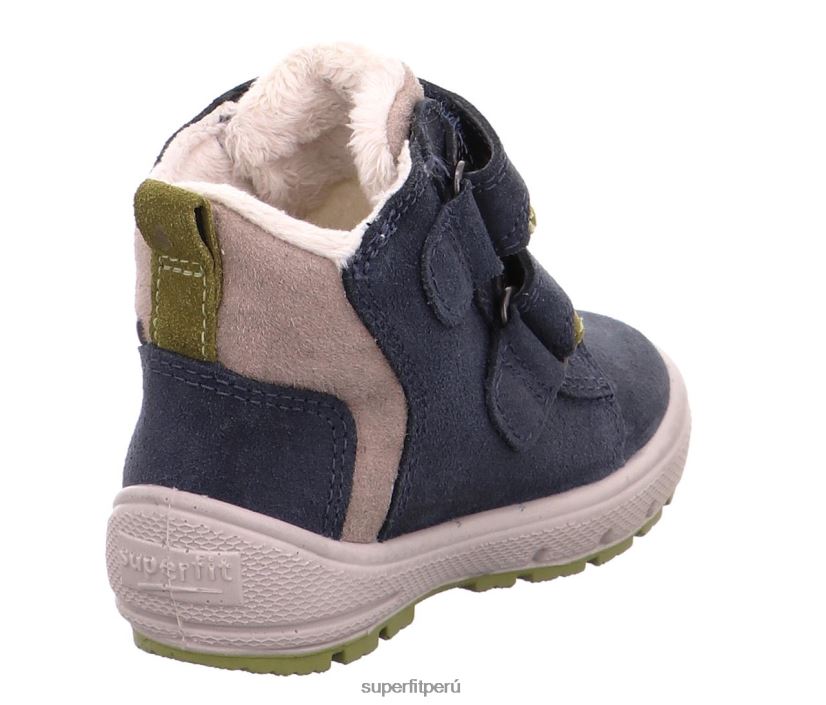 educación física Superfit bebés Groovy - bota con cierre de velcro azul amarillo V06L24444 botas