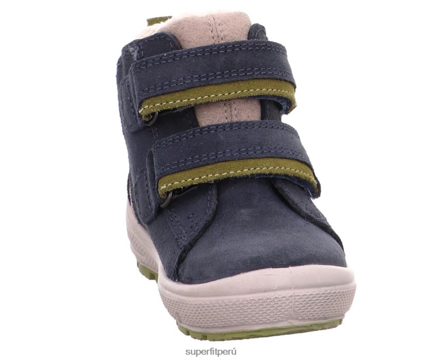 educación física Superfit bebés Groovy - bota con cierre de velcro azul amarillo V06L24444 botas