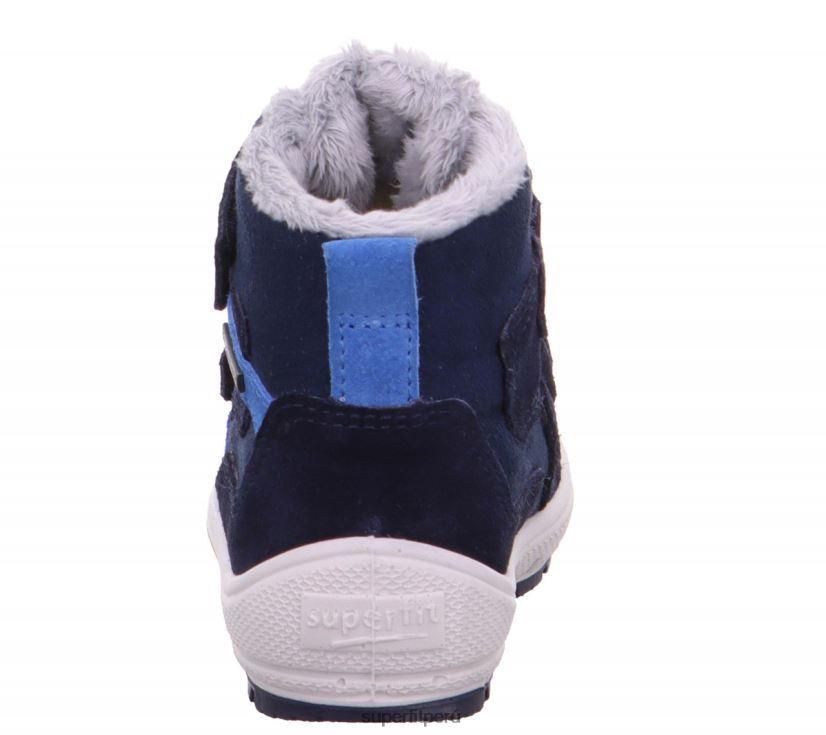 educación física Superfit bebés Groovy - bota con cierre de velcro azul/azul claro V06L24455 botas