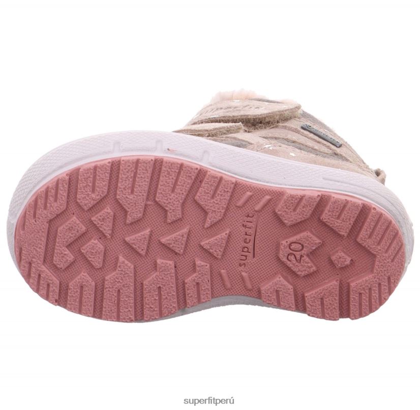 educación física Superfit bebés Groovy - bota con cierre de velcro beis/gris V06L24453 botas