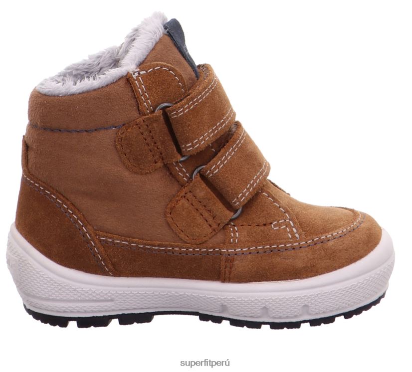 educación física Superfit bebés Groovy - bota con cierre de velcro marrón/azul V06L24473 botas