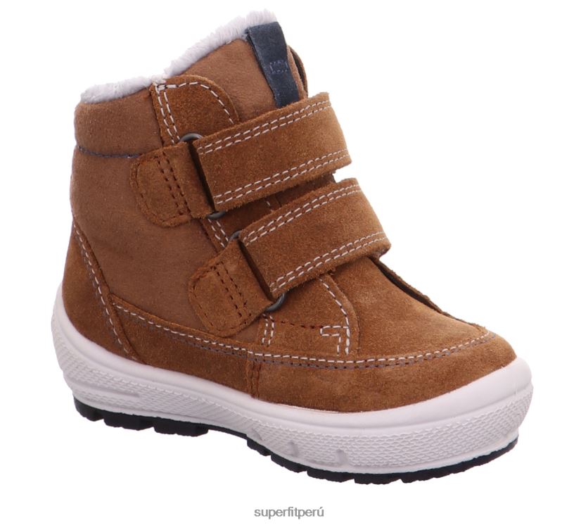 educación física Superfit bebés Groovy - bota con cierre de velcro marrón/azul V06L24473 botas