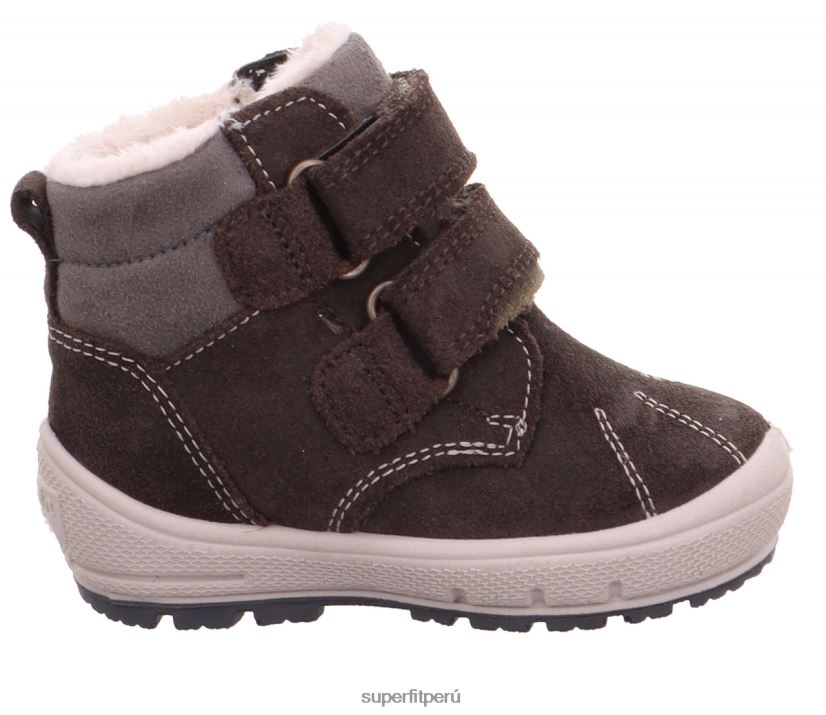 educación física Superfit bebés Groovy - bota con cierre de velcro marrón gris V06L24470 botas
