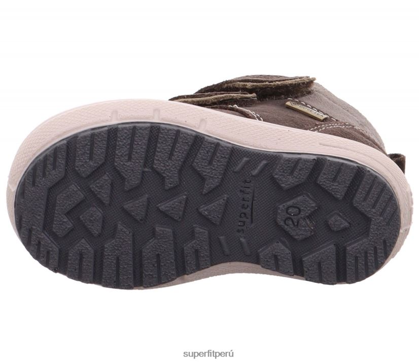 educación física Superfit bebés Groovy - bota con cierre de velcro marrón gris V06L24470 botas