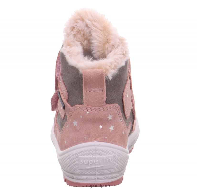 educación física Superfit bebés Groovy - bota con cierre de velcro rosa/gris V06L24445 botas