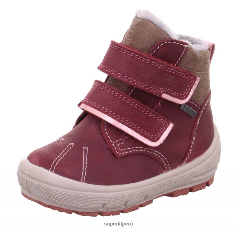 educación física Superfit bebés Groovy - bota con cierre de velcro rosa/gris V06L24450 botas
