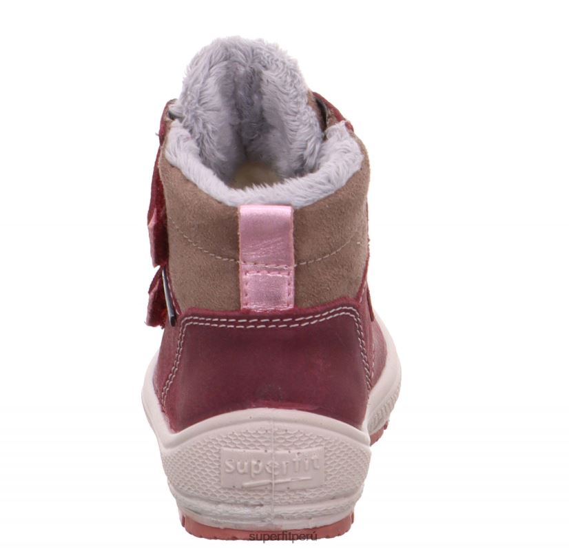 educación física Superfit bebés Groovy - bota con cierre de velcro rosa/gris V06L24450 botas