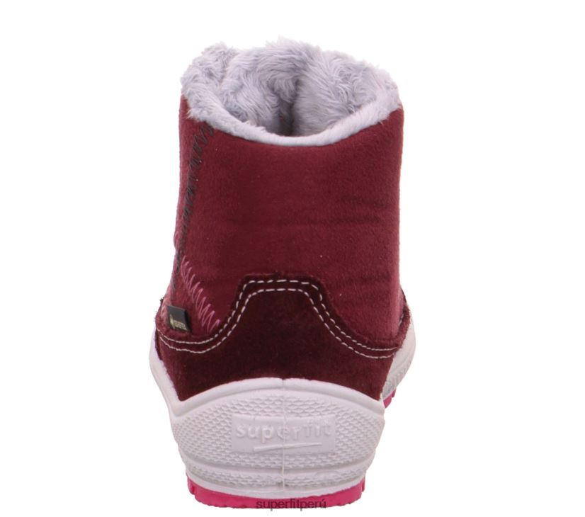 educación física Superfit bebés Groovy - bota con cordones Rosa rojo V06L24461 botas