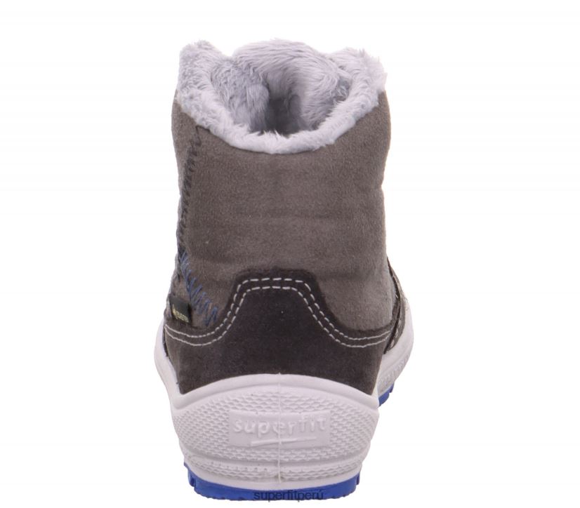educación física Superfit bebés Groovy - bota con cordones gris azul V06L24437 botas