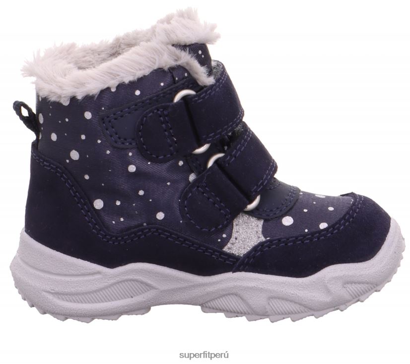 educación física Superfit bebés glaciar - bota con cierre de velcro azul V06L24441 botas