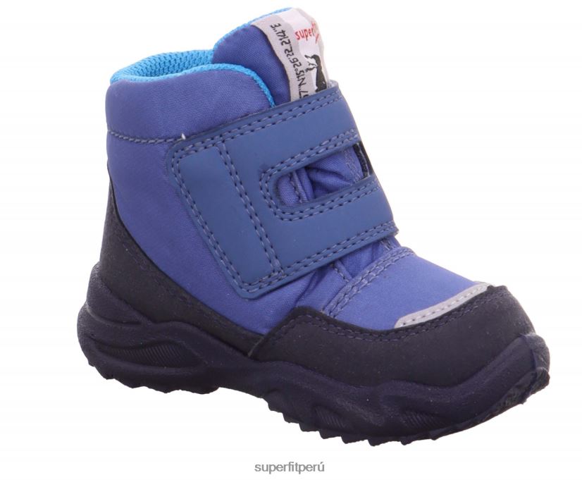 educación física Superfit bebés glaciar - bota con cierre de velcro azul/turquesa V06L24436 botas