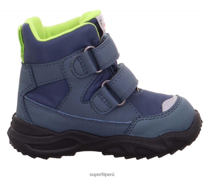 educación física Superfit bebés glaciar - bota con cierre de velcro azul verde V06L24476 botas