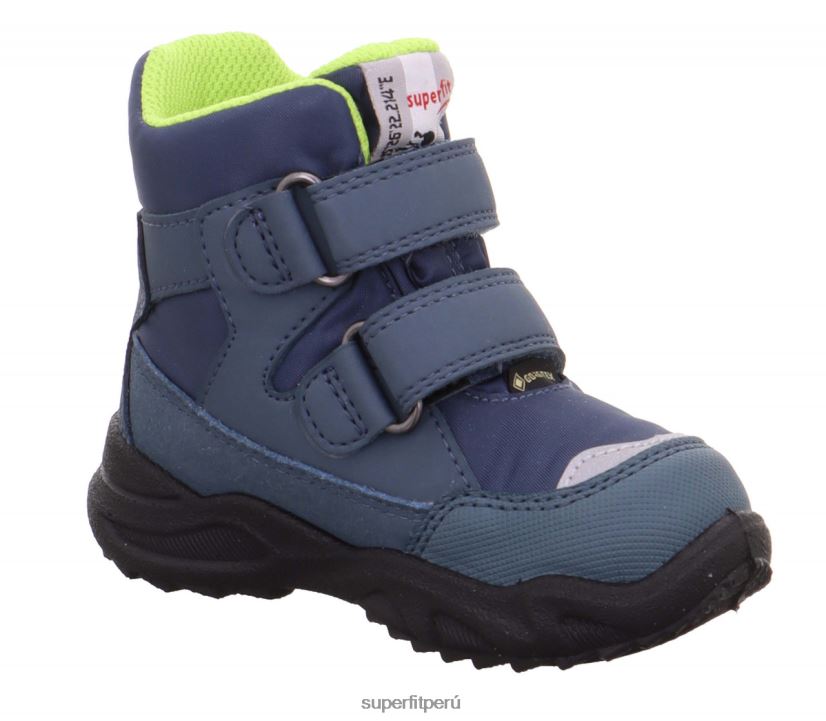 educación física Superfit bebés glaciar - bota con cierre de velcro azul verde V06L24476 botas