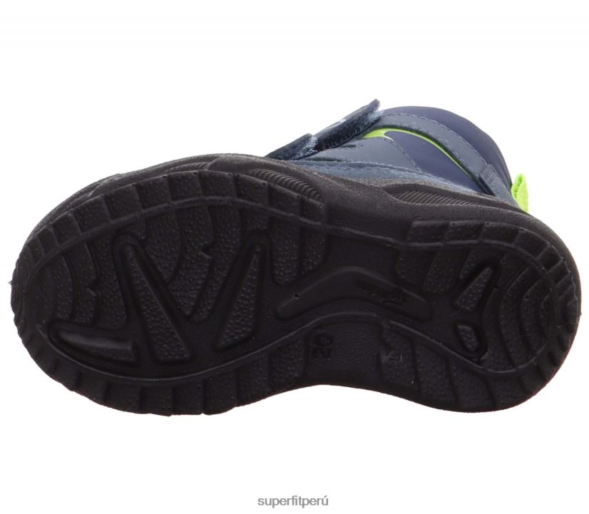 educación física Superfit bebés glaciar - bota con cierre de velcro azul verde V06L24476 botas