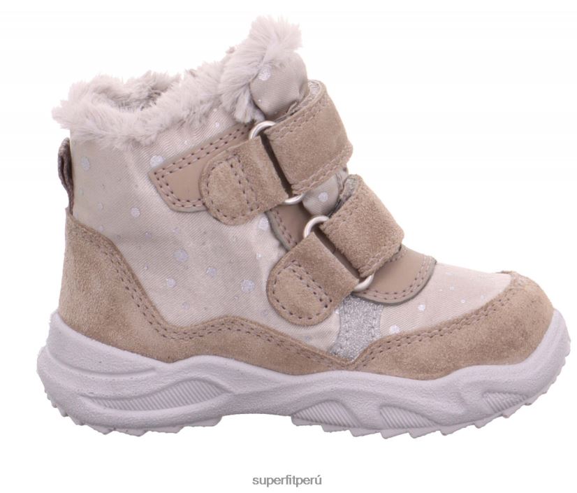 educación física Superfit bebés glaciar - bota con cierre de velcro beige V06L24477 botas