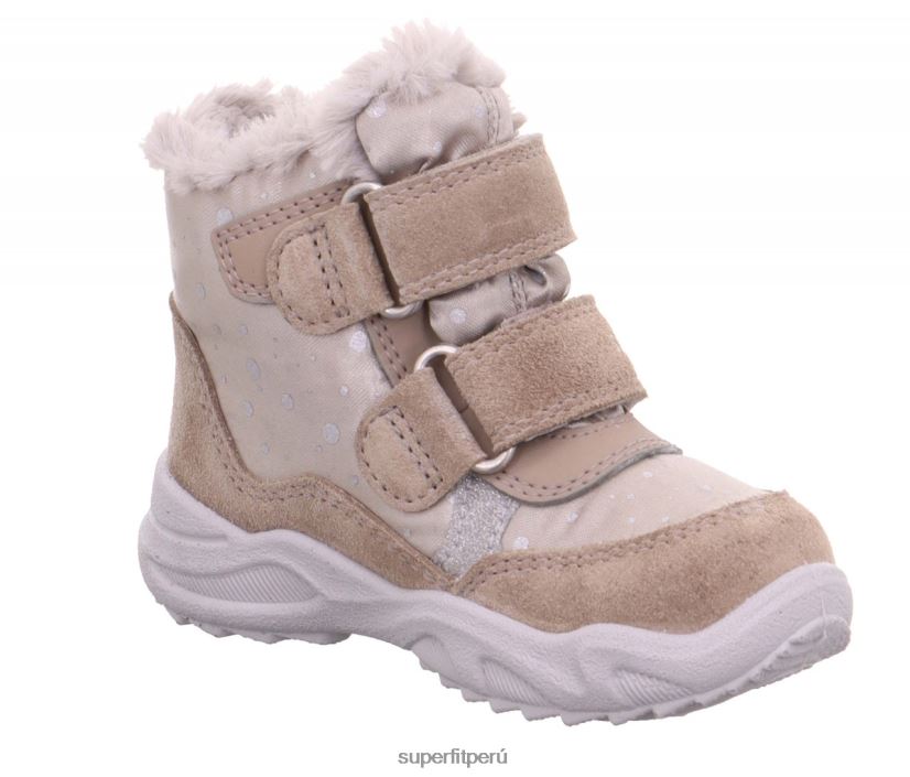 educación física Superfit bebés glaciar - bota con cierre de velcro beige V06L24477 botas