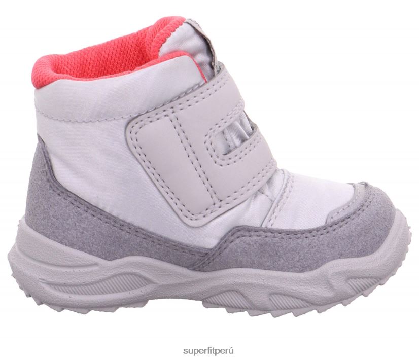 educación física Superfit bebés glaciar - bota con cierre de velcro gris claro/rosa V06L24467 botas