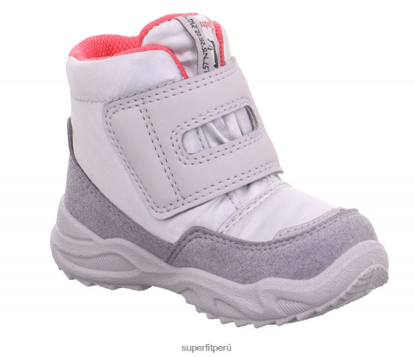 educación física Superfit bebés glaciar - bota con cierre de velcro gris claro/rosa V06L24467 botas