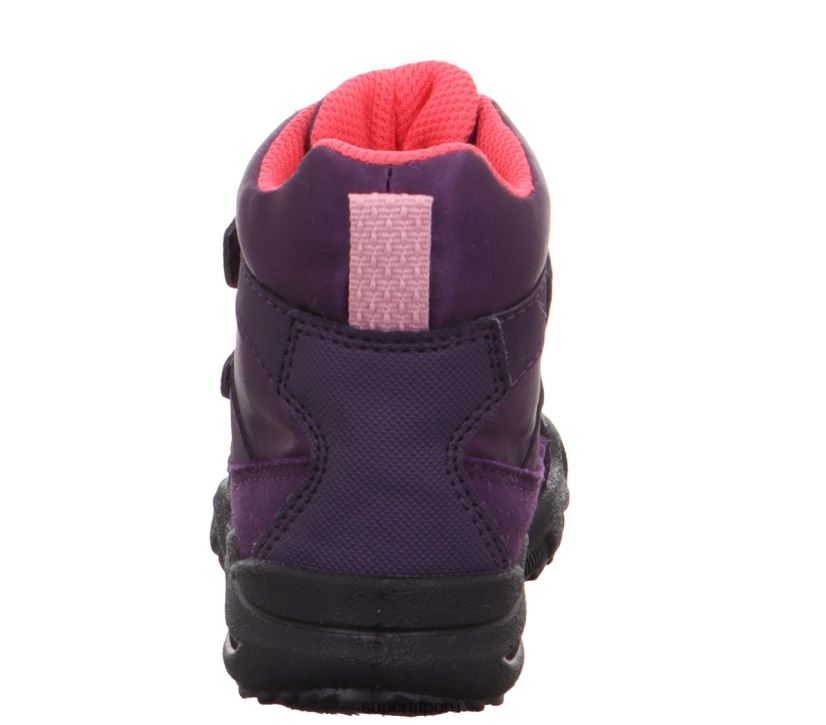 educación física Superfit bebés glaciar - bota con cierre de velcro morado/rosa V06L24440 botas