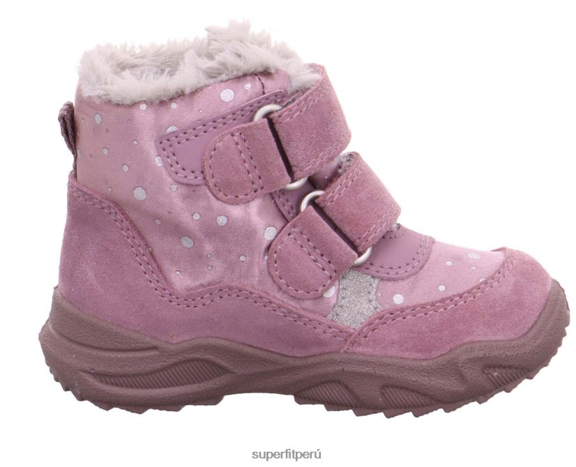 educación física Superfit bebés glaciar - bota con cierre de velcro púrpura V06L24478 botas