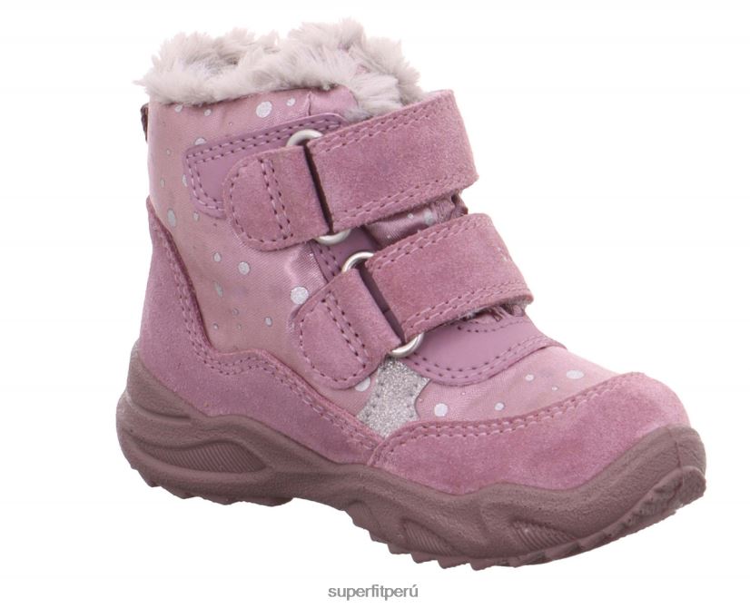educación física Superfit bebés glaciar - bota con cierre de velcro púrpura V06L24478 botas