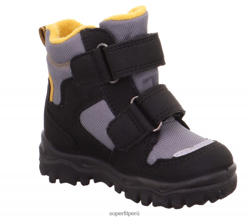 educación física Superfit bebés husky1 - bota con cierre de velcro amarillo negro V06L24454 botas