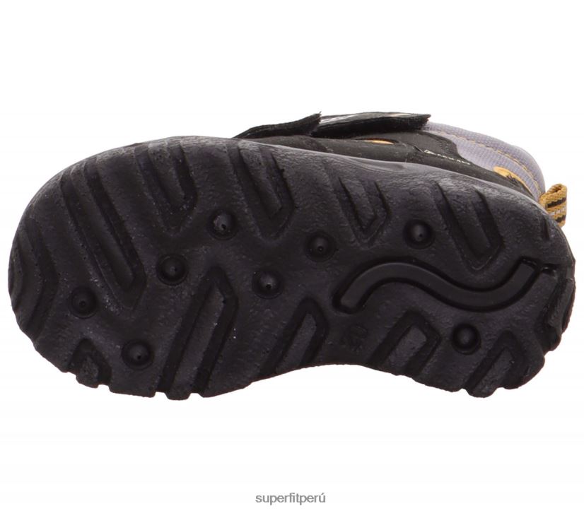 educación física Superfit bebés husky1 - bota con cierre de velcro amarillo negro V06L24454 botas
