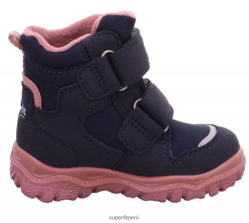 educación física Superfit bebés husky1 - bota con cierre de velcro azul rosado V06L24496 botas