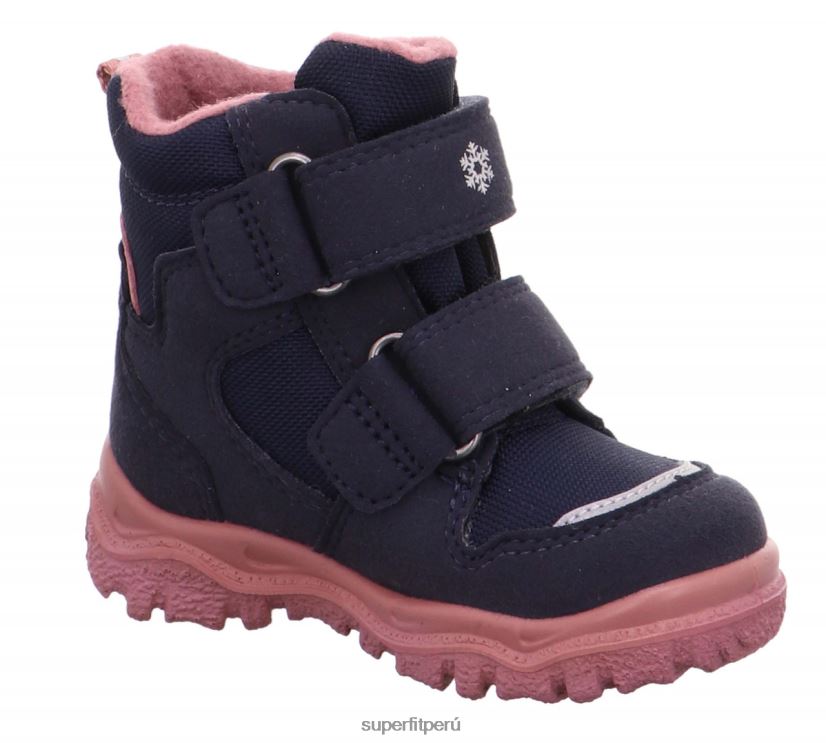 educación física Superfit bebés husky1 - bota con cierre de velcro azul rosado V06L24496 botas