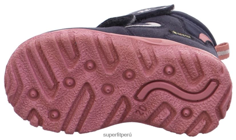 educación física Superfit bebés husky1 - bota con cierre de velcro azul rosado V06L24496 botas