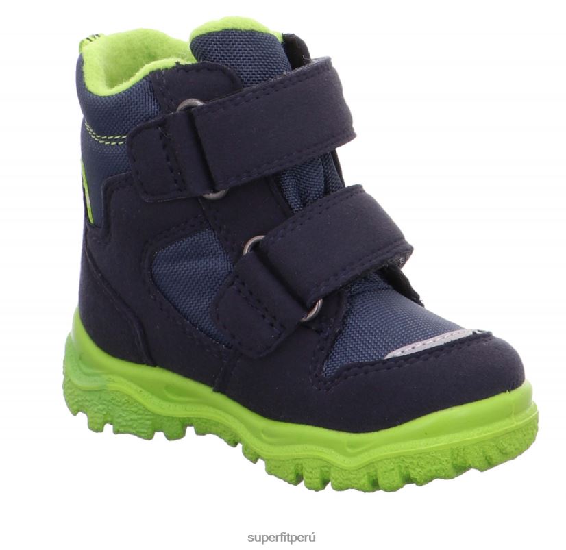 educación física Superfit bebés husky1 - bota con cierre de velcro azul verde V06L24452 botas