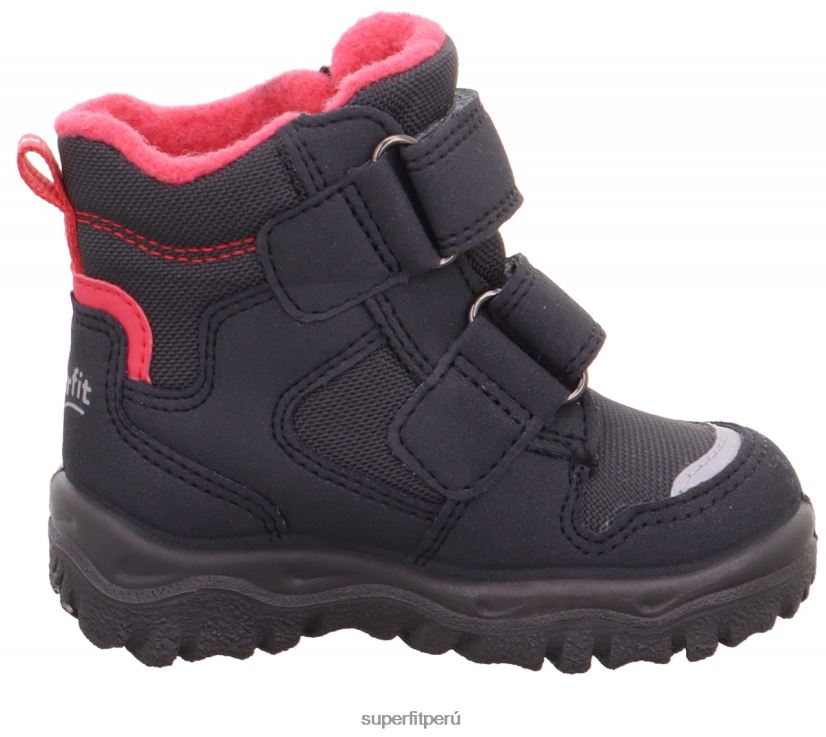 educación física Superfit bebés husky1 - bota con cierre de velcro gris/rosa V06L24479 botas