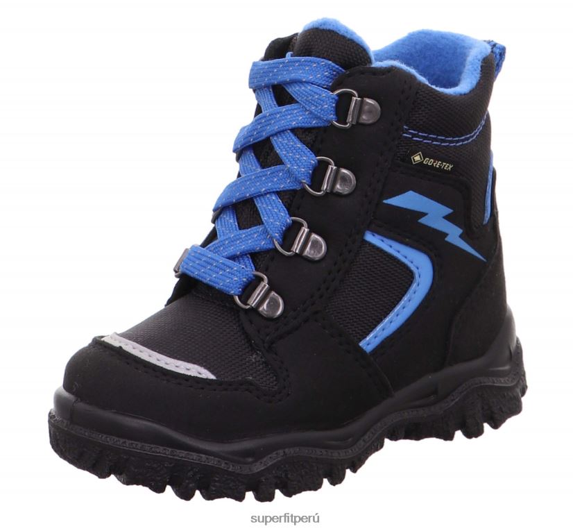educación física Superfit bebés husky1 - bota con cordones azul negro V06L24482 botas
