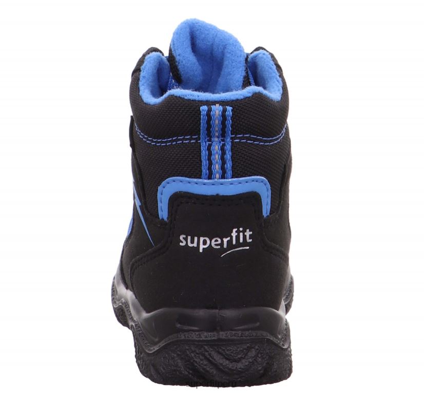 educación física Superfit bebés husky1 - bota con cordones azul negro V06L24482 botas