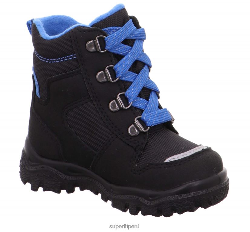 educación física Superfit bebés husky1 - bota con cordones azul negro V06L24482 botas