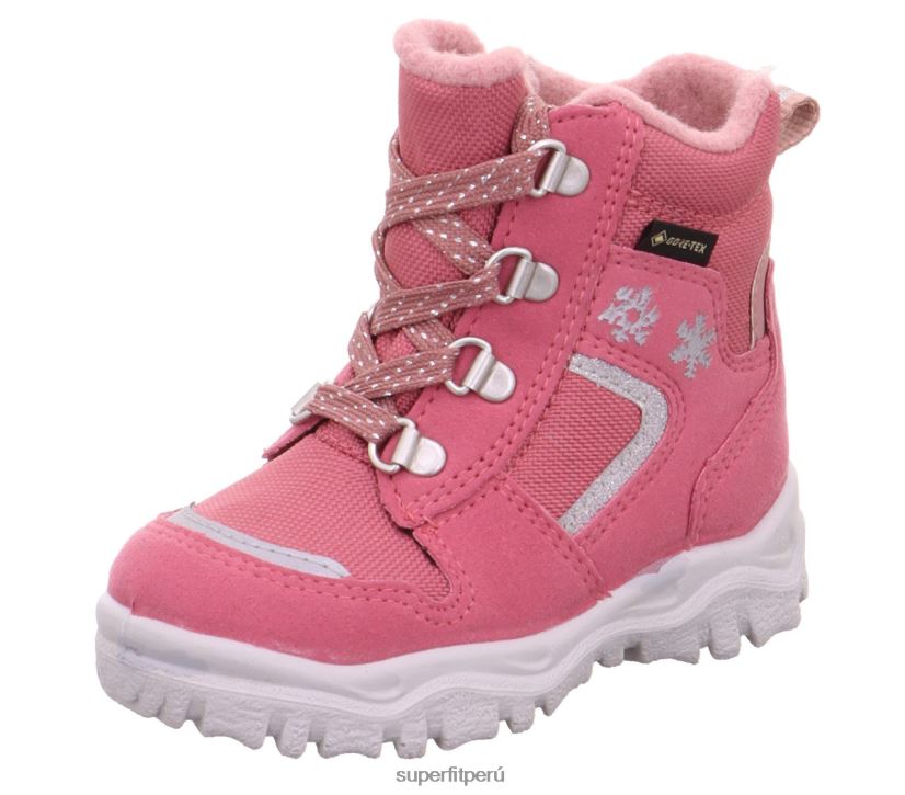 educación física Superfit bebés husky1 - bota con cordones rosa V06L24487 botas