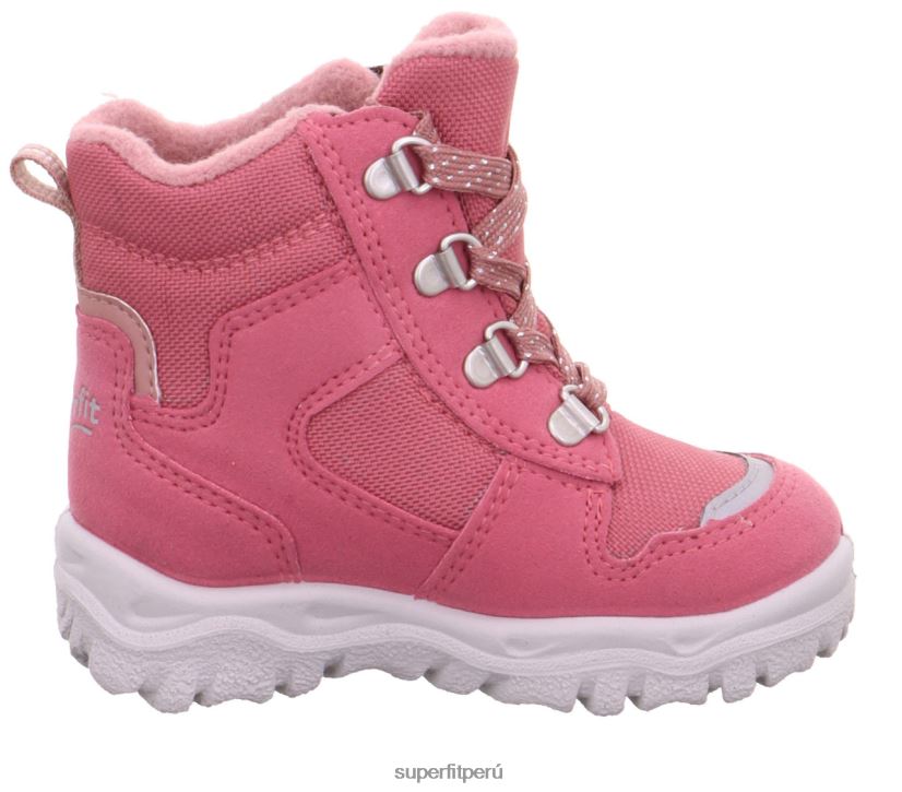 educación física Superfit bebés husky1 - bota con cordones rosa V06L24487 botas