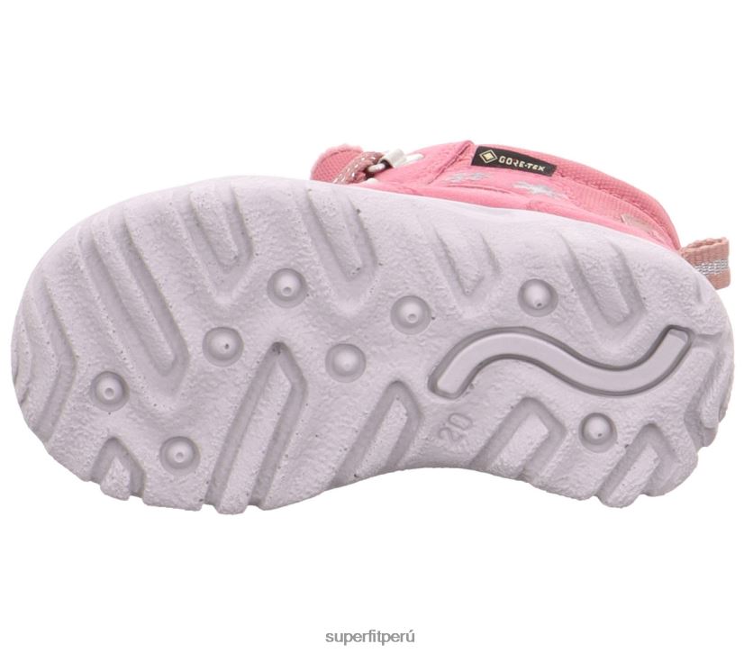 educación física Superfit bebés husky1 - bota con cordones rosa V06L24487 botas