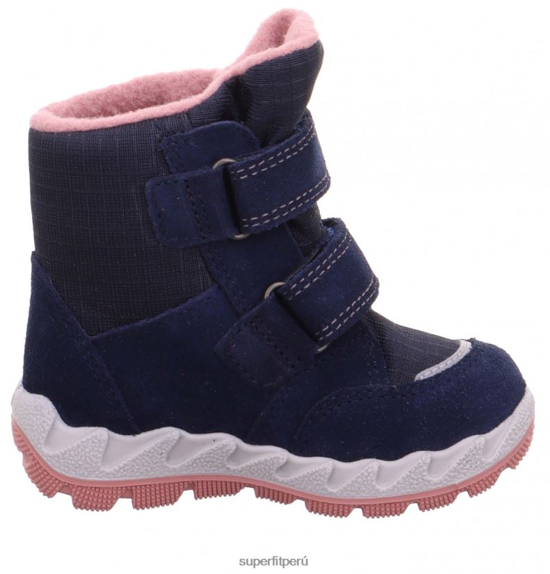 educación física Superfit bebés icebird - bota con cierre de velcro azul rosado V06L24471 botas