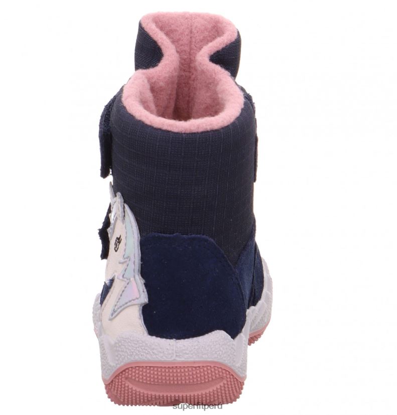 educación física Superfit bebés icebird - bota con cierre de velcro azul rosado V06L24471 botas