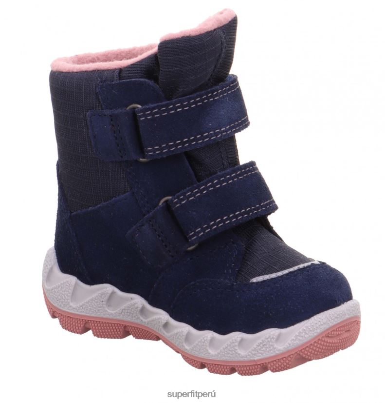 educación física Superfit bebés icebird - bota con cierre de velcro azul rosado V06L24471 botas